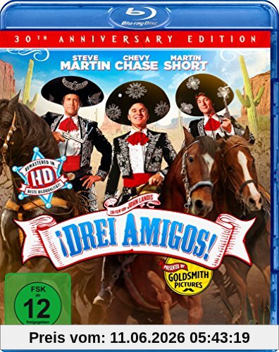 Drei Amigos - 30th Anniversary Edition - HD-Remastered [Blu-ray]