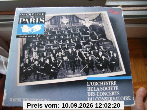L'ORCHESTRE DE LA SOCIETE DES CONCERTS DU CONSERVATOIRE - VOGUE SERIE CONTREPOINT