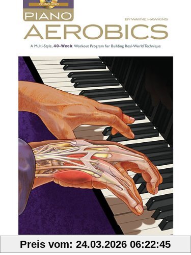 Hawkins Wayne Piano Aerobics Piano BK/CD (Book & CD)