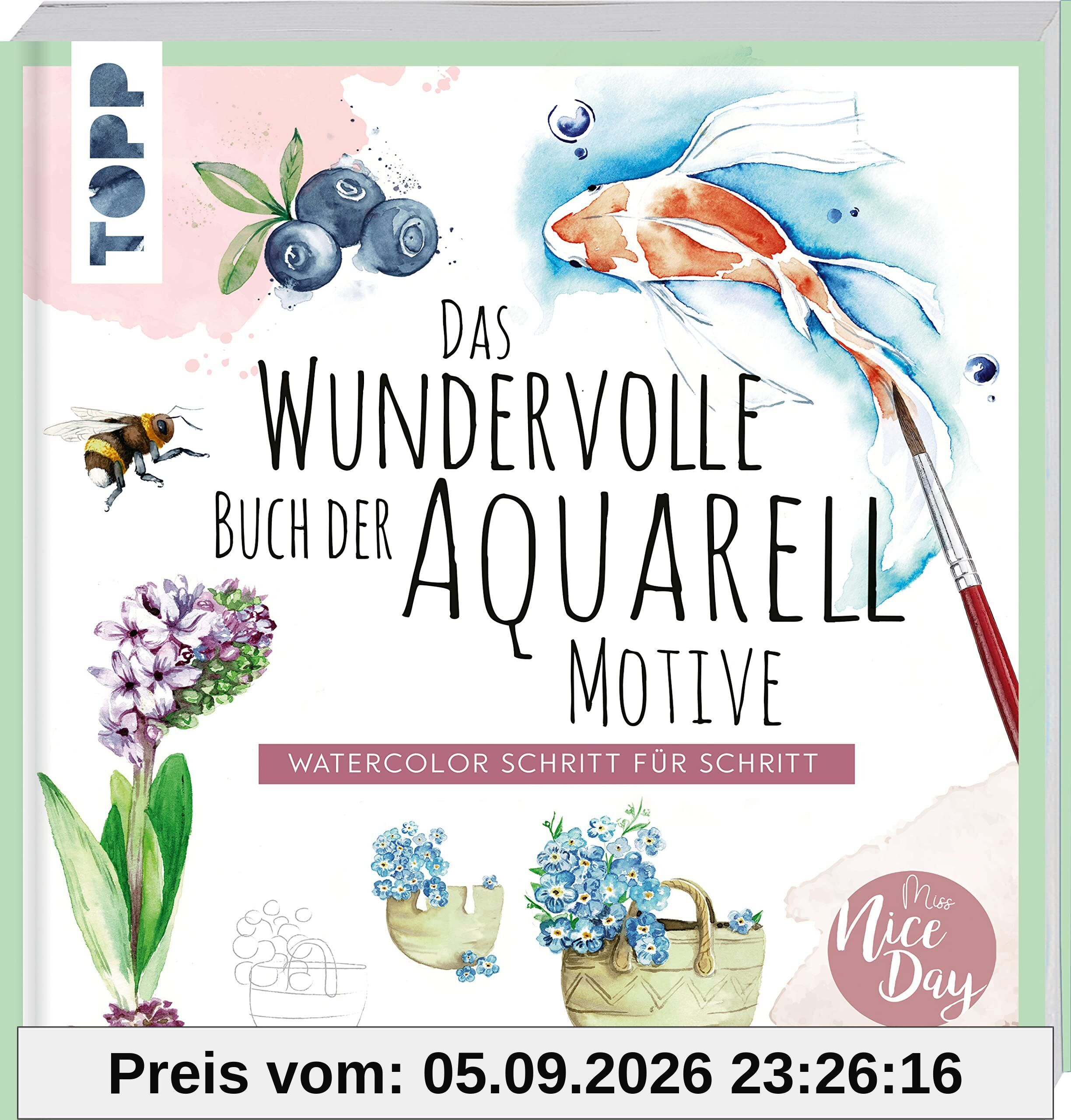 Das wundervolle Buch der Aquarell-Motive