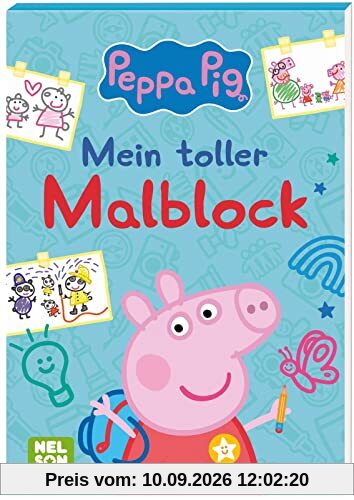 Peppa: Mein toller Malblock: Mit Ausmalbildern | Kinderbeschäftigung ab 3 (Peppa Pig)