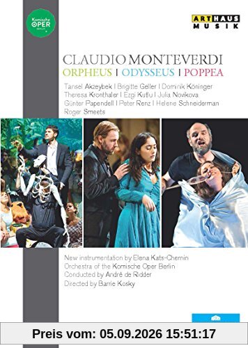 Monteverdi: Orpheus / Odysseus / Poppea [5 DVDs]