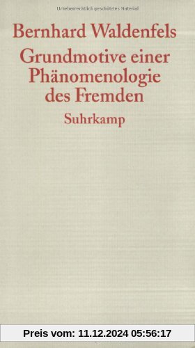 Grundmotive einer Phänomenologie des Fremden