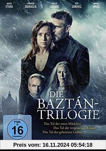 Die Baztán-Trilogie: Das Tal der toten Mädchen / Das Tal der vergessenen Kinder / Das Tal der geheimen Gräber [3 DVDs]