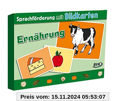 Sprachförderung mit Bildkarten &#34;Ernährung&#34;