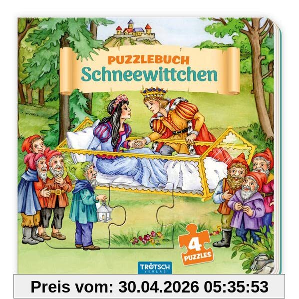 Trötsch Pappenbuch Puzzlebuch Schneewittchen: Beschäftigungsbuch Entdeckerbuch Puzzlebuch