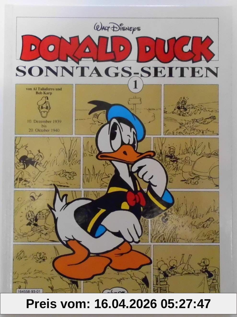 Donald Duck, Sonntags-Seiten, Bd.1, 10. Dezember 1939 bis 20. Oktober 1940