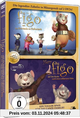 Herr Figo und das Geheimnis der Perlenfabrik / Herr Figo auf der Suche nach dem verlorenen Zahn (2 DVDs)