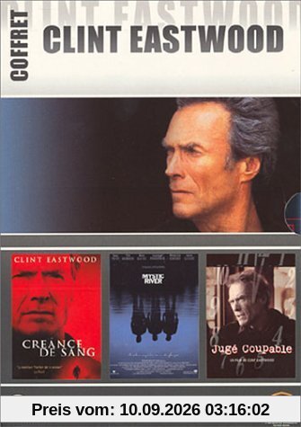 Coffret Clint Eastwood 3 DVD : Mystic River / Créance de sang / Jugé coupable
