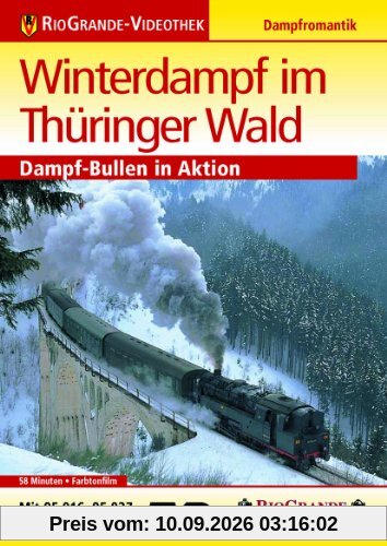 Winterdampf im Thüringer Wald - Dampf-Bullen in Aktion - Dampflokromantik - RioGrande
