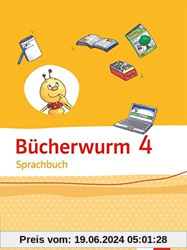 Bücherwurm Sprachbuch 4. Ausgabe Sachsen: Schülerbuch Klasse 4