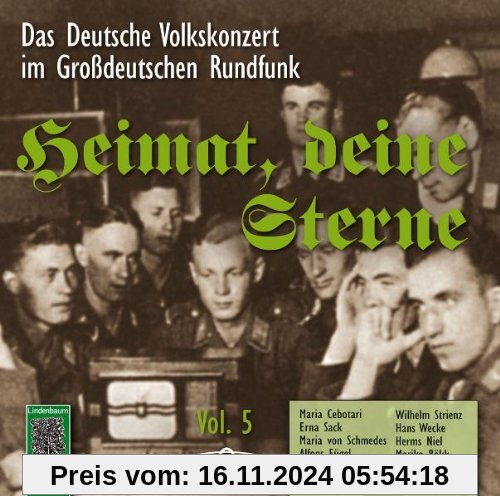 Heimat, deine Sterne. Das Volkskonzert im Großdeutschen Rundfunk. Vol.5