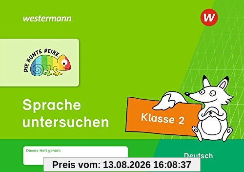 DIE BUNTE REIHE - Deutsch: Sprache untersuchen Klasse 2
