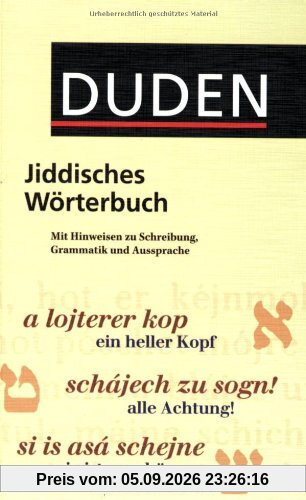 Duden Taschenbücher, Bd.24, Jiddisches Wörterbuch
