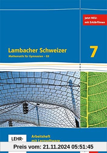 Lambacher Schweizer - Ausgabe für Niedersachsen G9 / Arbeitsheft plus Lösungsheft und Lernsoftware 7. Schuljahr