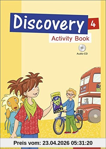 Discovery 1 - 4: Ausgabe 2013: Activity Book 4 mit Audio-CD