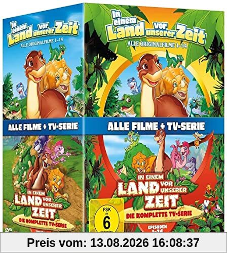 In einem Land vor unserer Zeit: Alle Originalfilme 1-14 + Die komplette TV-Serie / Episoden 1-26