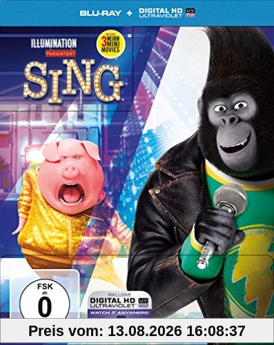 Sing (2D) Limited Steelbook [Blu-ray] [Limited Edition]