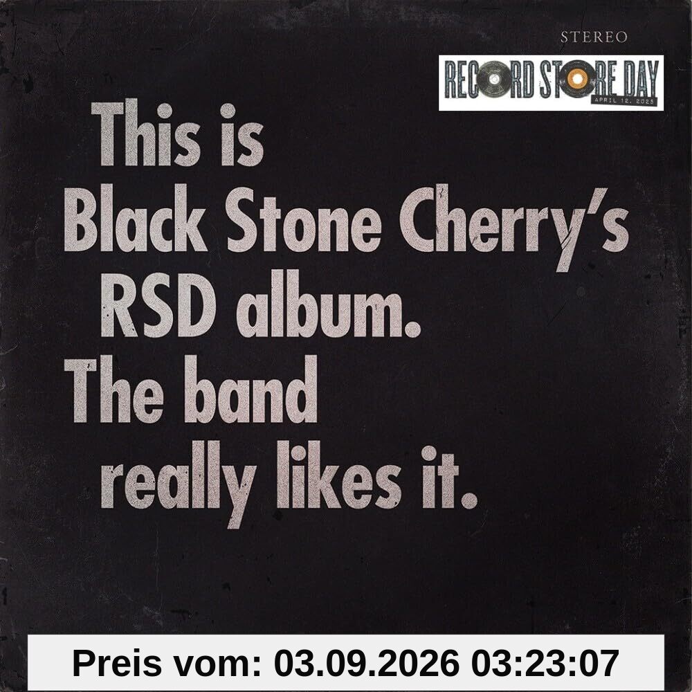 This is Black Stone Cherry's RSD album,1 Audio-CD