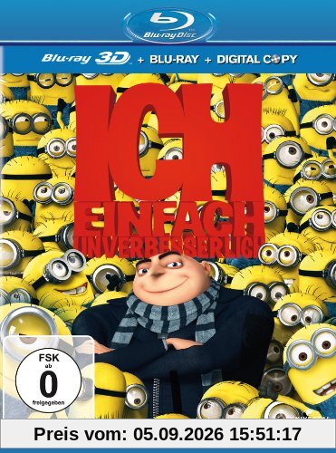 Ich - Einfach unverbesserlich Limited Edition im Schuber (2D + 3D Version, Blu-ray 3D)