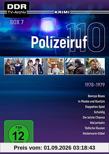 Polizeiruf 110 - Box 7 (DDR TV-Archiv) mit Sammelrücken [4 DVDs]