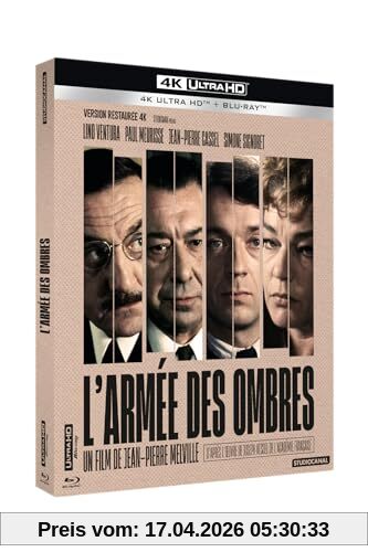 L'armée des ombres 4k ultra hd [Blu-ray] [FR Import]