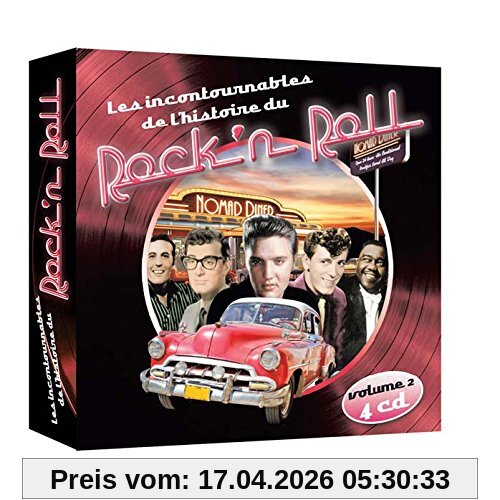Les Incontournables de l'histoire du Rock'n Roll Coffret Vol.2 4CD