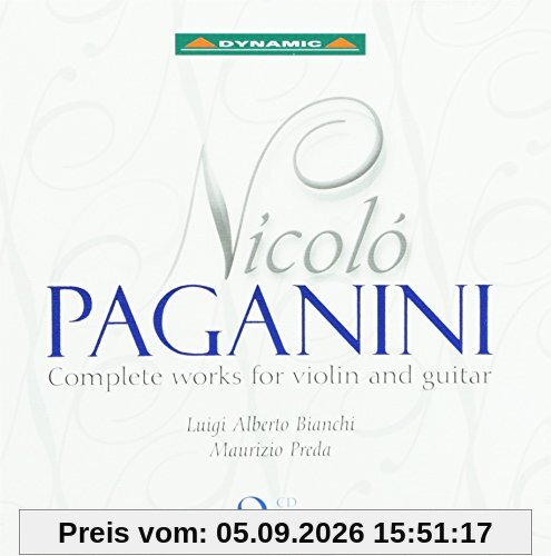Paganini for Violin & Guitar (9cd)