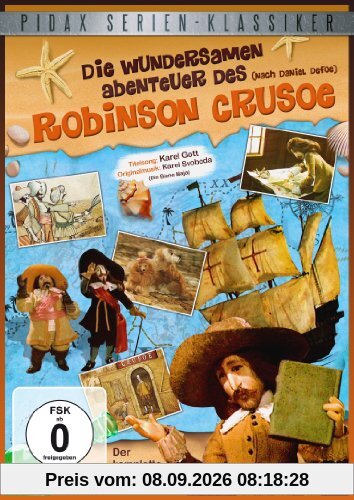 Die wundersamen Abenteuer des Robinson Crusoe - Die komplette 4-teilige Serie nach dem Roman von Daniel Defoe (Pidax Serien-Klassiker)