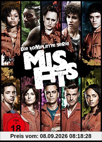 Misfits - Die komplette Serie [13 DVDs]