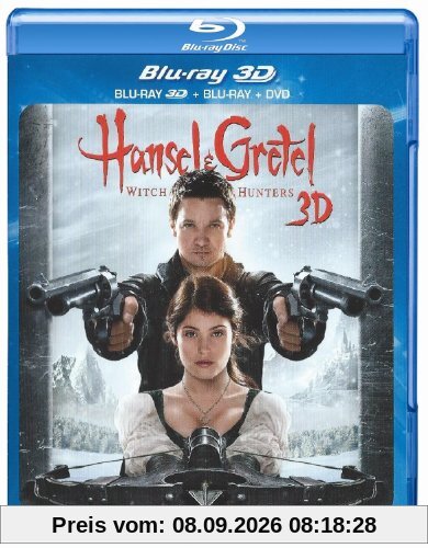 Hansel & Gretel : Witch Hunters [Combo Blu-ray 3D + Blu-ray + DVD]