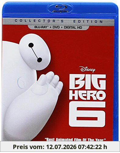 Big Hero 6 (Blu-Ray + Dvd + Digital Hd)