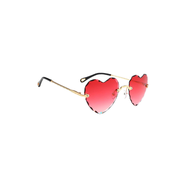 Rojos 6-Pack ONNEA 6 Pares Gafas de Sol Fiesta Forma de Corazón Neon Colores Paquete 
