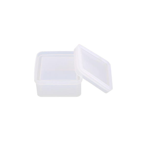 molde de taza AFUNTA y caja de silicona con tapa 3 moldes de fundición de resina caja de almacenamiento para decoración del hogar para almacenamiento de joyas 