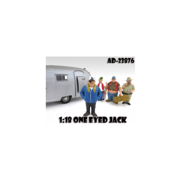 One Eyed Jack \ Trailer Park \ Figura Para Coches En Miniatura A Escala 1:18 De American Diorama  American Diorama 23876