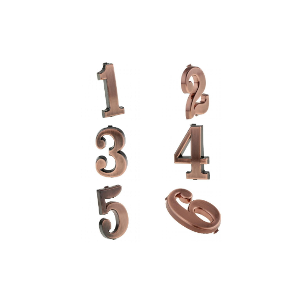 Número De Dígitos De Del Dígito De Dirección De Casa De 6 Unidades Número 1-6 Zulema Placa De Signo De Dirección De La Casa