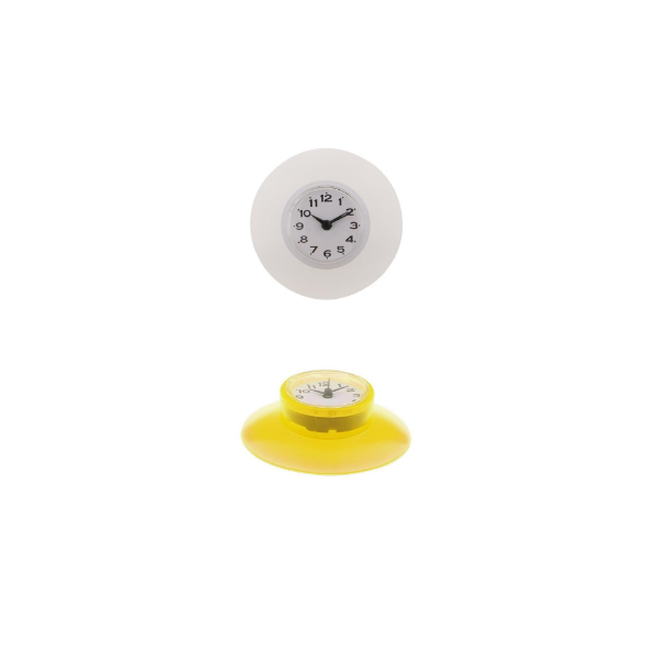 2x Mini Baño Impermeable Baño Reloj Con Ventosa Amarillo Bnco Zulema Lavabo Para Pies Grande