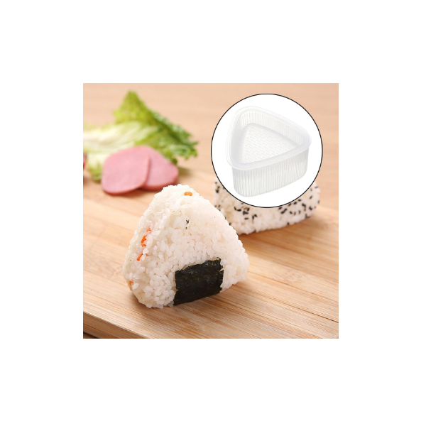 cocina a máquina Sushi Maker 1 pieza blanca molde de prensa de fabricación de sushi QOTSTEOS Molde para sushis rectangular japonés kit de fabricación de sushis sin BPA 