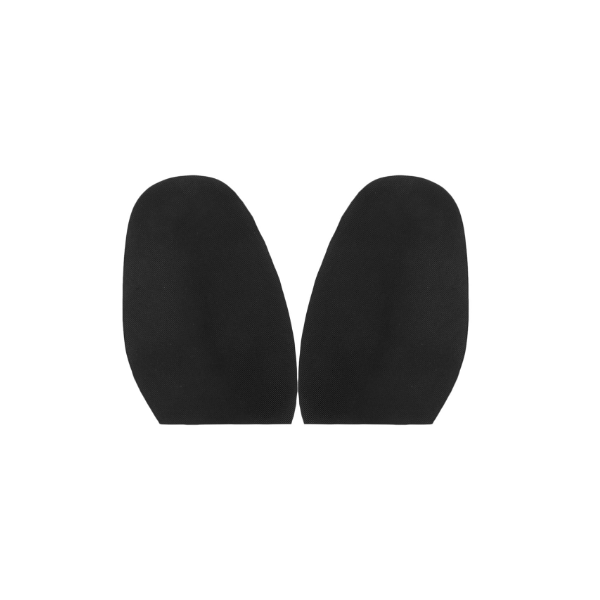 Black Forefoot duraderos para Zapatos Zapatos de Goma Flexibles Antideslizantes Suela y Tacones de Goma FEBT Reemplazo de reparación de Suela Completa en la Parte Inferior del Zapato 