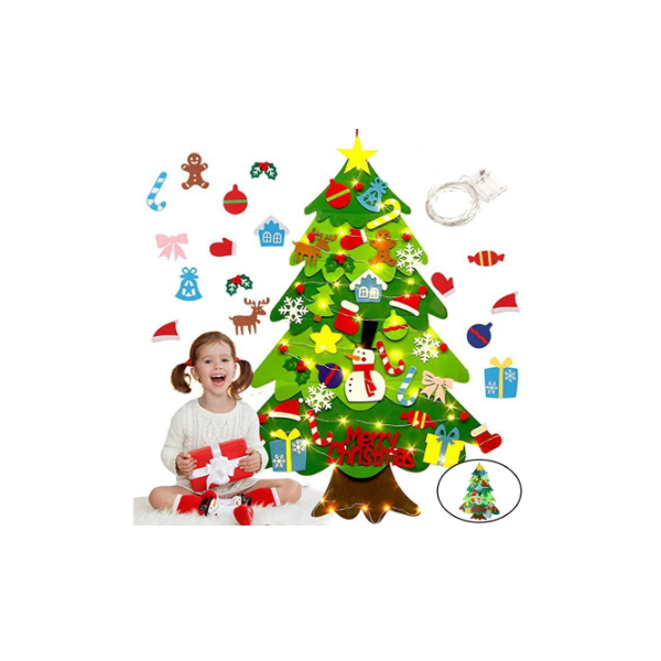 Manta para árbol de Navidad 100 x 150 cm Color Blanco HEITMANN DECO 