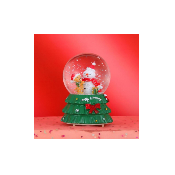 Divertida bola de cristal con Bambi nieve de alta calidad 8 x Ø 8.5 cm 