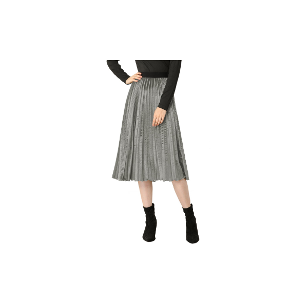 des Filles a\u2019\u013aa Vanille Falda midi gris claro-negro moteado elegante Moda Faldas Faldas midi des Filles a’ĺa Vanille 