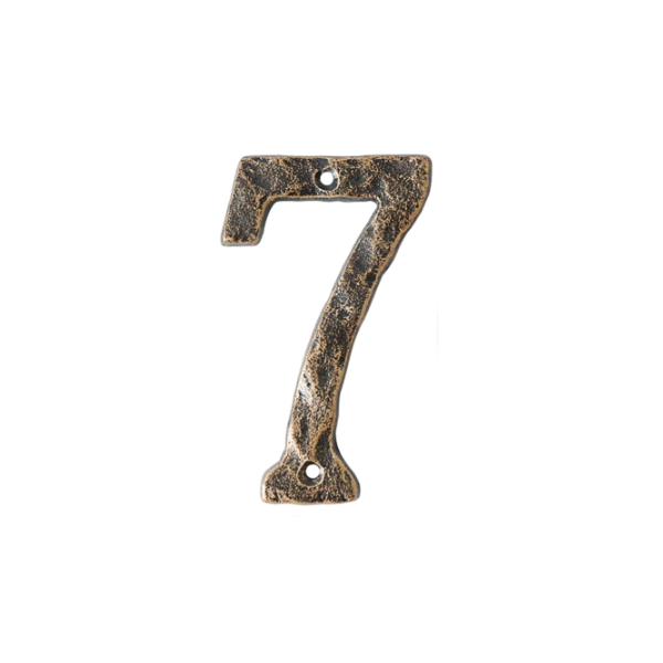 Número De Casa Hierro Rústico Diy Manualidades Números De Buzón Número De Dirección De Puerta -7 Zulema Número De Casa