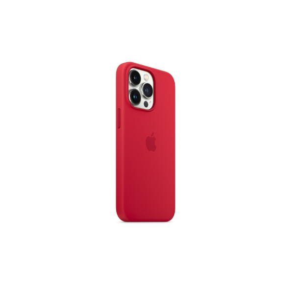 Funda Roja De Silicón Apple Con Magsafe Para El Iphone 13 Pro Max