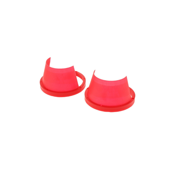 2 Unidades Cubierta Del Coche A Prueba De Agua Resistente Al Agua Espaciador De Plástico De Audio Ac Soledad Cubierta De Bocina De Bocina Para Auto De 6.5 Pulgadas