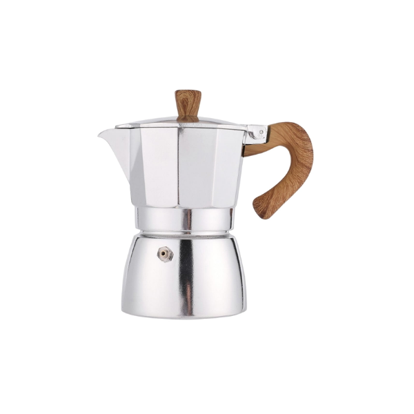 TWH Cafetera de café cafetera Moka Pot Cafetera de inducción Sistema italiano Marcador de café compatible con calor de inducción Adecuado para placa de inducción. 