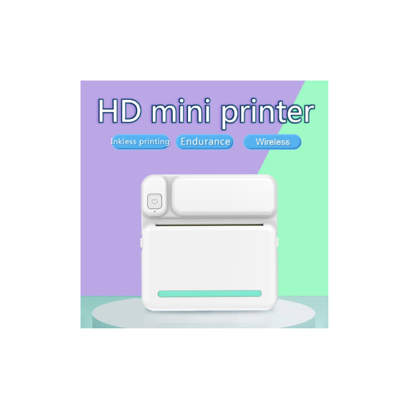 Papel Tela etc a Mano TOPQSC Kit de Impresora Inteligente Portátil a Color Mini Impresora de Etiquetas Portátil Puede Imprimir Imágenes Tatuajes Códigos de Barras etc en Cualquier Material 