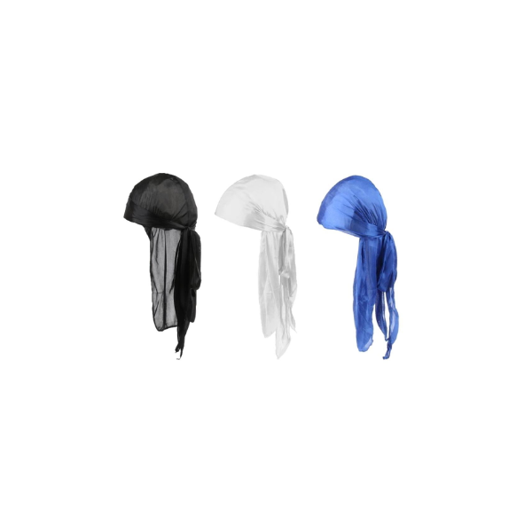 3 Piezas Para Mujer Para Hombre Gorra Para Pérdida De Cabello Gorra De Quimioterapia + + Azul Negro Blesiy Mujer Hombre Durag Sombreros