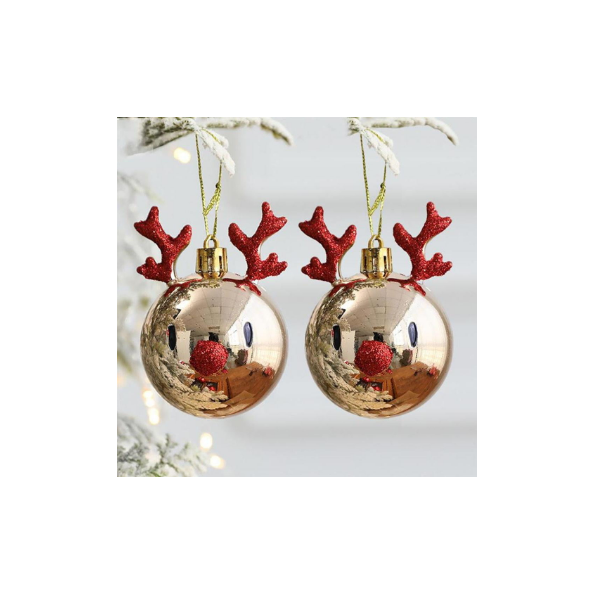 36 Pulgadas para árbol de Navidad Bodas y Fiestas Color : #1 Adornos de Bolas de Navidad de 2 30 Piezas de Adornos Colgantes de árbol de Navidad inastillables para decoración de Vacaciones 