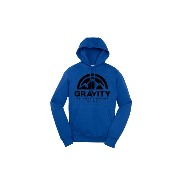 Suéter Con Capucha Para Hombre Gravity Outdoor Co. - Verdadero Real - Logo Negro - Xl Gravity Outdoor Co. Sudadera